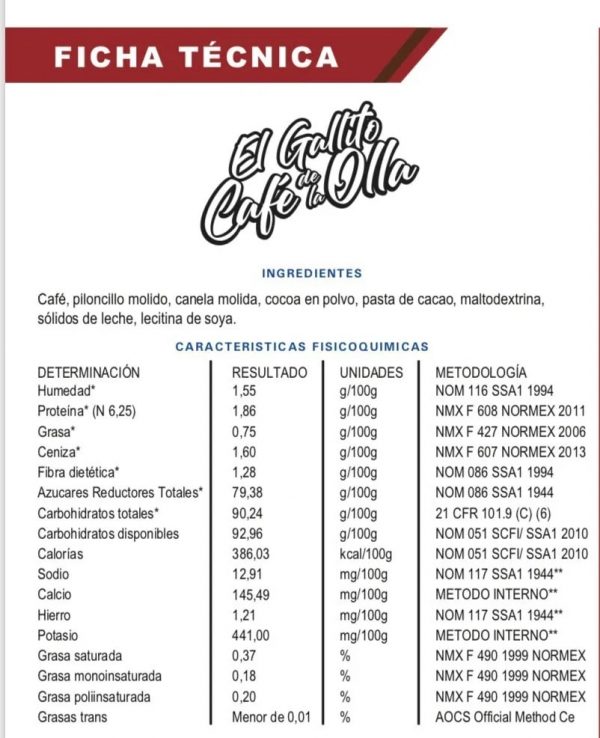 Café De La Olla Soluble El Gallito - Image 2