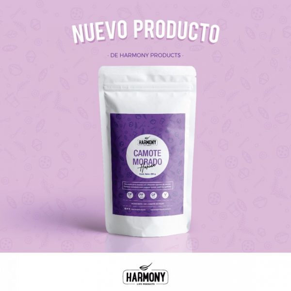 HARINA DE CAMOTE MORADO 250 G