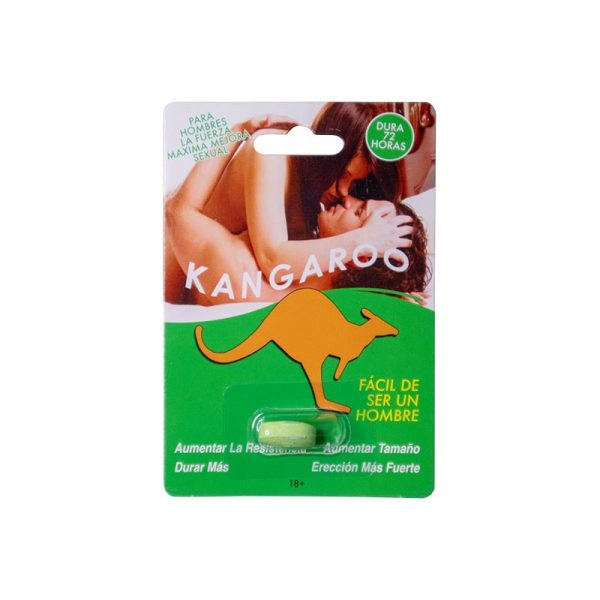 Pastilla Estimulante Natural Kanguro (1 Pastilla Verde p/Hombre)