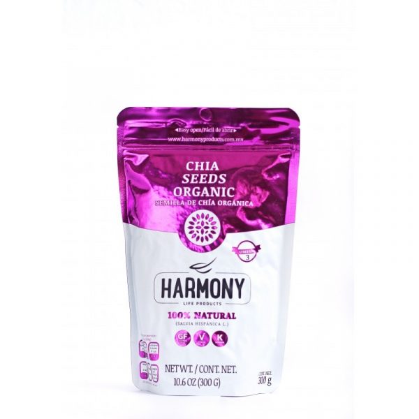 SEMILLA DE CHIA NEGRA PERLADA 300 G